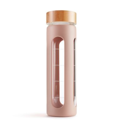 Bottle URBAN glass 600ml pink Miquelrius