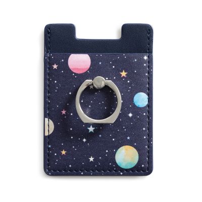 Smartphone ring holder with card pocket GALAXY Miquelrius