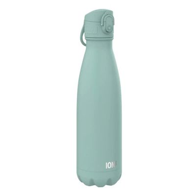 Isolated stainless steel water bottle Ion8, 500ml / (17 oz), Mini Lid, Turquoise