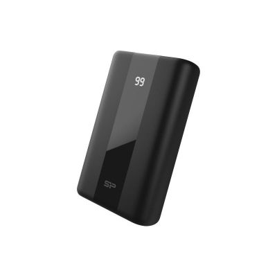 Powerbank Silicon Power QS55 20000mAh, black, 3×USB-A 1×USB-C, Quick Charge 3.0, 22.5W Super Charge, LED-display