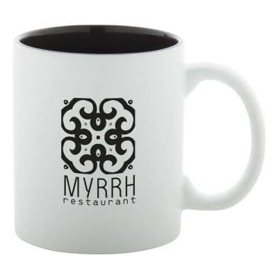 Mug REVERY white and black, engravable