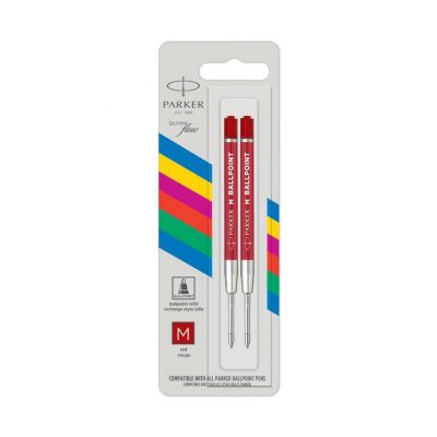 Ink core PARKER Quinkflow Economy M red 2 pcs