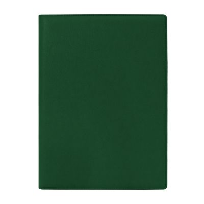Covers for A4 documents dark green/black, synthetic leather