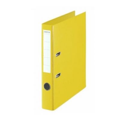 Lever arch file A4 50mm PP yellow CENTRA