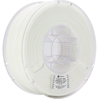 ABS filament Polymaker PolyLite, valge, 1.75mm, 1kg