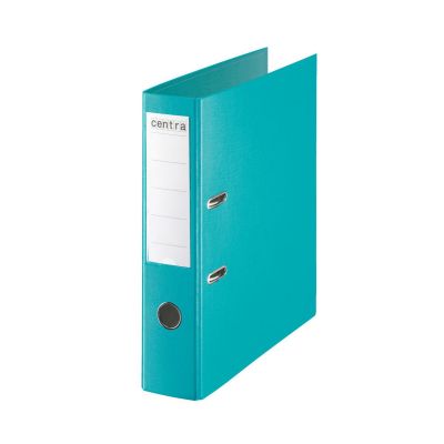 Lever arch file A4 75mm PP turquoise CENTRA