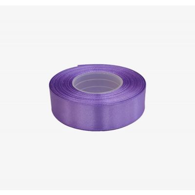 Satin ribbon 25mm x 32m, light purple
