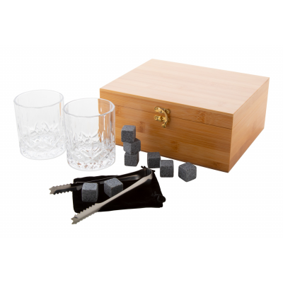 Luxury whisky set SPEYSIDE in bamboo gift box