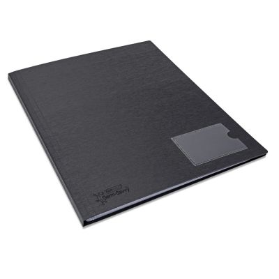 Display Book 12 Pockets Black A4 Hardcover Germ-Savvy® Antibacterial Rapesco