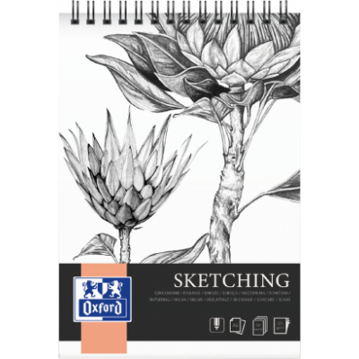 Sketching pad for sketching 120 gsm 50 sheets spiral Oxford