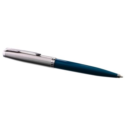 Ballpoint pen Parker 51 Premium CT Midnight Teal Blue, Medium black