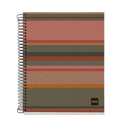 Folder A5 120l 5x5 square spiral 2 holes ECOLINES Miquelrius