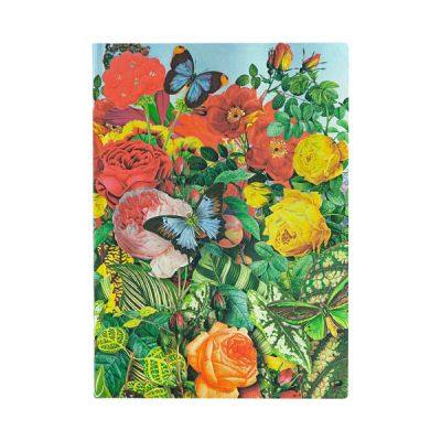 Märkmik Paperblanks Butterfly Garden Midi Flexis jooneline