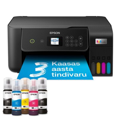 Kontorikombain Epson L3260 Colour, Inkjet, Multifunction Printer, A4, Wi-Fi, Black