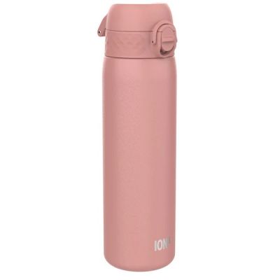 Water Bottle Ion8 Stainless Steel, 600ml / (20oz), Ash Rose