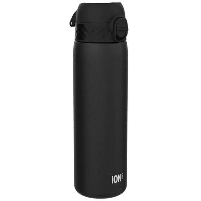 Isolated stainless steel water bottle Ion8, 500ml / (17 oz), Black