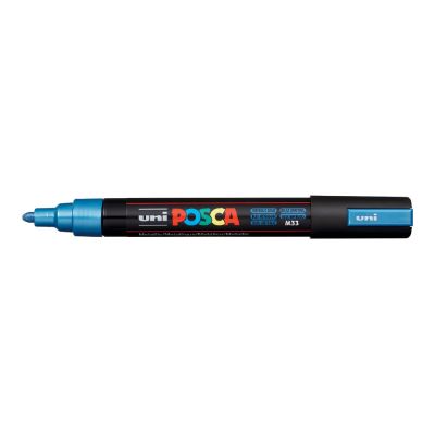 Marker Uni Posca PC5M metallic blue,1.8- 2.5mm