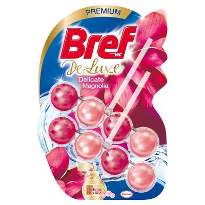 WC värskendaja pallidega BREF DeLuxe Magnolia 2x50g