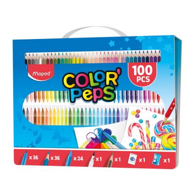 Colouring kit Maped Color’Peps 100pcs