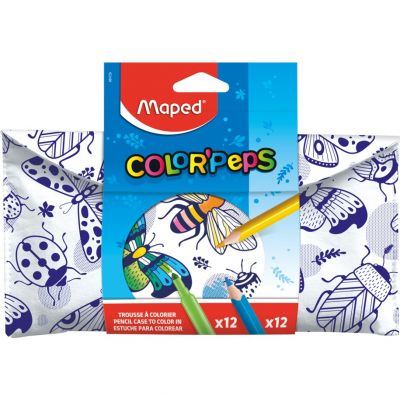 Pinal Maped ColorPeps coloring + 12 colored pencils + 12 felt-tip pens
