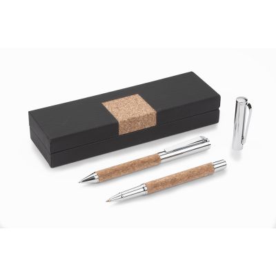 Writing set KANSAS black ball pen+ black roller