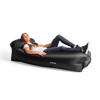 Softybag Original Inflatable Lounger Midnight Black