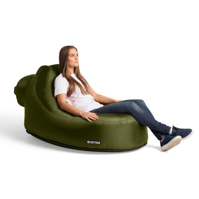 Kott-tool Softybag Chair Olive Green õhuga täidetav