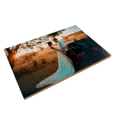 Photo magnet 10x15 cm made of bamboo