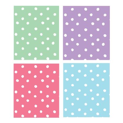 Kaustik A5 36l. jooneline Dots, plastkaanega