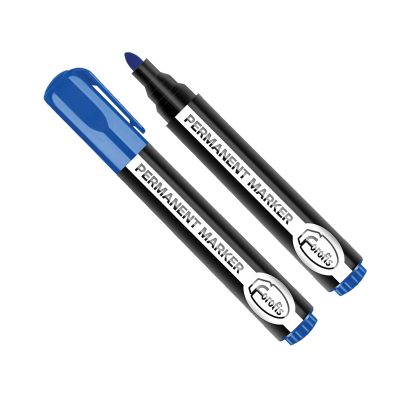 Marker Mego Forofis, 2-5mm round tip, blue, permanent