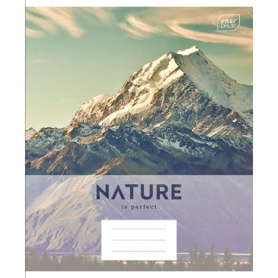 Notebook 165x208 48 sheets, 5x5 square, Nature assortment Interdruk