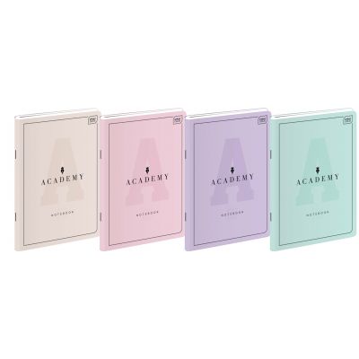 Notebook A5 60 sheets, 90g line, Academy assortment, Interdruk