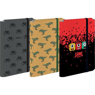 Folder A4+ wide with rubber Boys, cardboard, assorted, Interdruk