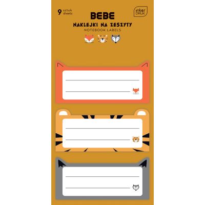 Booklet sticker BEBE Friends B 9pcs Interdruk