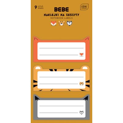 Booklet sticker BEBE Friends B 9pcs Interdruk