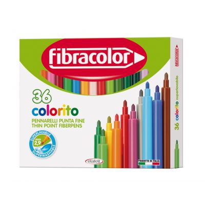 Viltpliiats Fibracolor Colorito 36 värvi