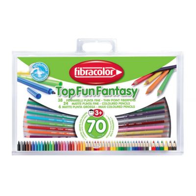 Fibracolor paint set Top Fun Fantasy 70 pcs