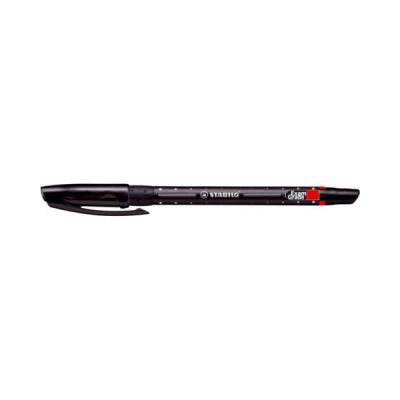 Ballpoint pen Stabilo Exam Grade line 0.45 mm black, with cap