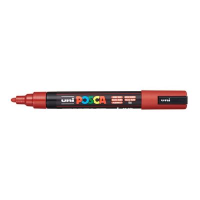 Marker Uni Posca PC5M ruby red,1.8- 2.5mm