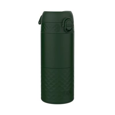 Isolated stainless steel water bottle Travel Mug Ion8, 360ml / (12 oz), Dark Green