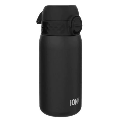 Isolated stainless steel water bottle Ion8, 320ml / (11 oz), Black