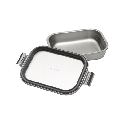 Make & Take Lunch Box, Medium, Stainless Steel - Matt Steel