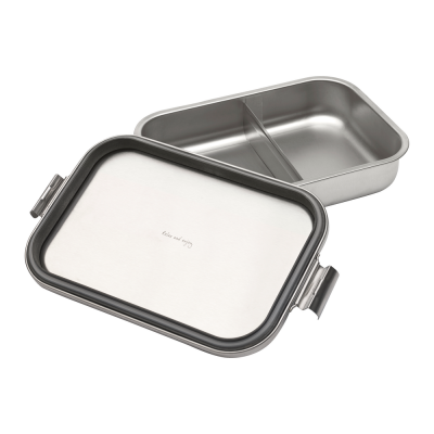 Make & Take Lunch Box, Large, Stainless Steel - Matt Steel