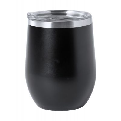 Thermo mug BOBBY black 350 ml