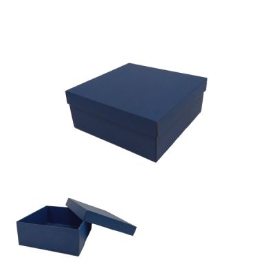 Gift box 190x190x80mm blue