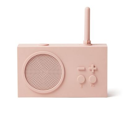 Raadio Lexon TYKHO3 roosa - FM-raadio ja Bluetooth-kõlar 3W, IPX4, micro-USB laadimiskaabel