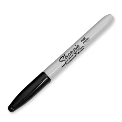 Marker permanent Sharpie Fine Point Black F, 1,4mm must