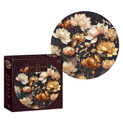 Round puzzle 500 pcs Flowers 1