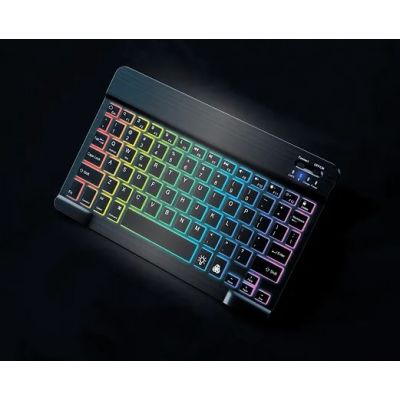 Klaviatuur juhtmevaba Satzuma Multicolor Keyboard, Bluetooth, valgustusega