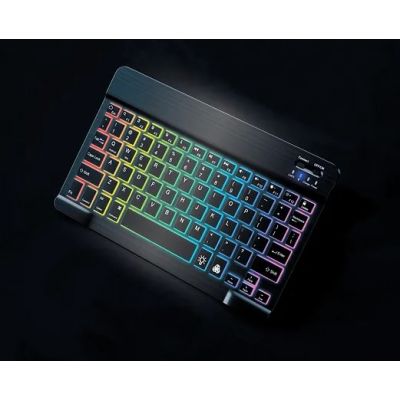 Klaviatuur juhtmevaba Satzuma Multicolor Keyboard, Bluetooth, valgustusega, QWERTY inglise asetus